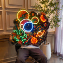 Astronaut Plant Universe LED Neon Sign Light Pop Art