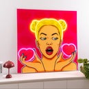 Woman Bring Loves LED Neon Sign Light Pop Art