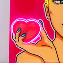 Woman Bring Loves LED Neon Sign Light Pop Art