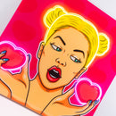 Woman Bring Loves LED Neon Sign Light Pop Art