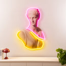 Goddess of Love Neon Acrylic Artwork