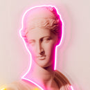 Goddess of Love Neon Acrylic Artwork