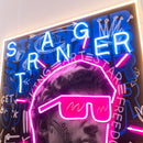 David Stranger Collapse Art LED Neon Sign Light Pop Art
