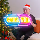 Chill Pill Led Neon Acrylic Artwork