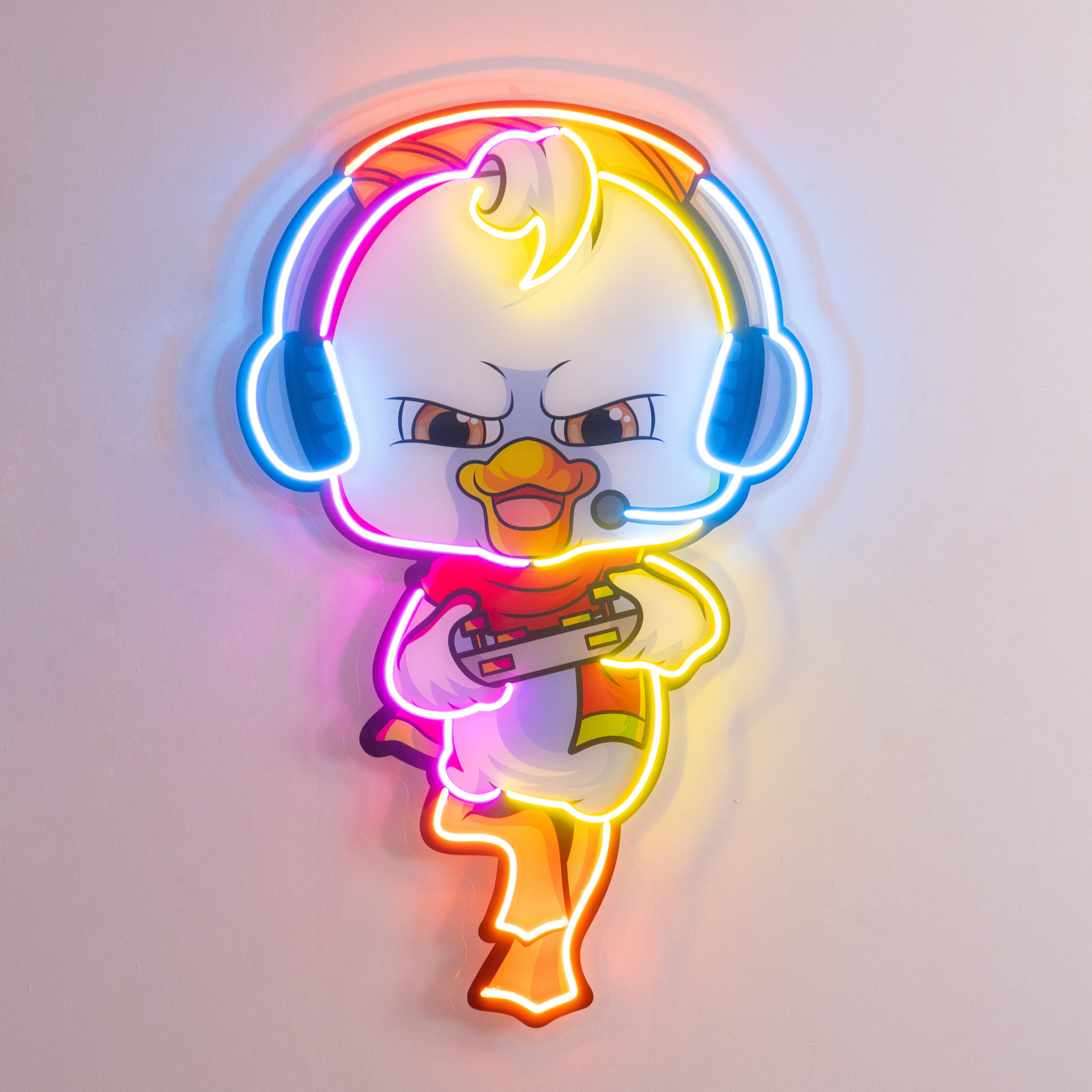 The Gamers Duck Esport LED Neon Sign Light Pop Art