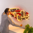 Old Car Power LED Neon Sign Light Pop Art