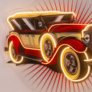Old Car Power LED Neon Sign Light Pop Art