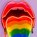 Pride Lips LED Neon Sign Light Pop Art