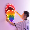 Pride Lips LED Neon Sign Light Pop Art