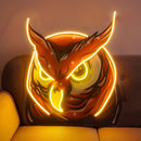 Owl Head LED Neon Sign Light Pop Art