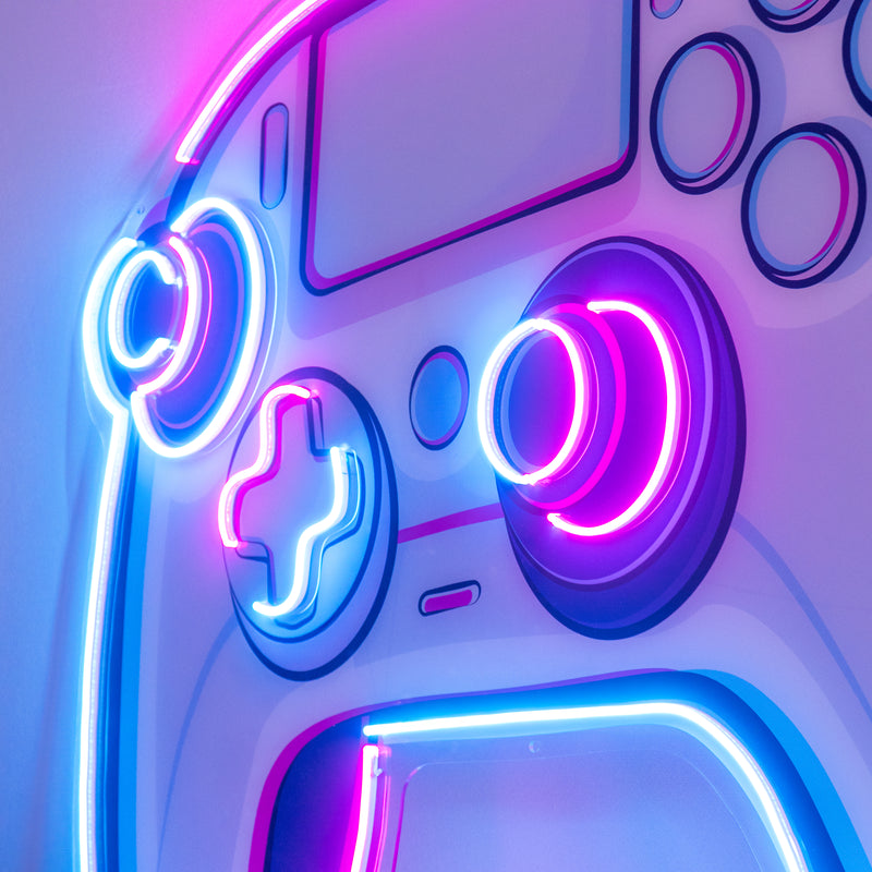 Stick Controller Cartoon LED Neon Sign Light Pop Art