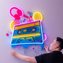Cassette Color LED Neon Sign Light Pop Art