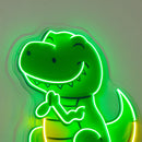 Dinosaur Clapping LED Neon Sign Light Pop Art