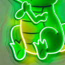 Dinosaur Clapping LED Neon Sign Light Pop Art
