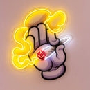 Hand Smoker Led Neon Acrylic Artwork