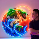 Largemouth Bass Fishing LED Neon Sign Light Pop Art