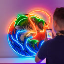 Largemouth Bass Fishing LED Neon Sign Light Pop Art