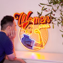 Women In Power Led Neon Acrylic Artwork
