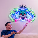 Weed Bunny Rabbit Joint Smoke Kush LED Neon Sign Light Pop Art