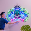 Weed Bunny Rabbit Joint Smoke Kush LED Neon Sign Light Pop Art