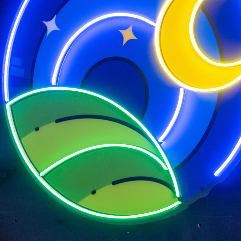 Starry Night LED Neon Sign Light Pop Art