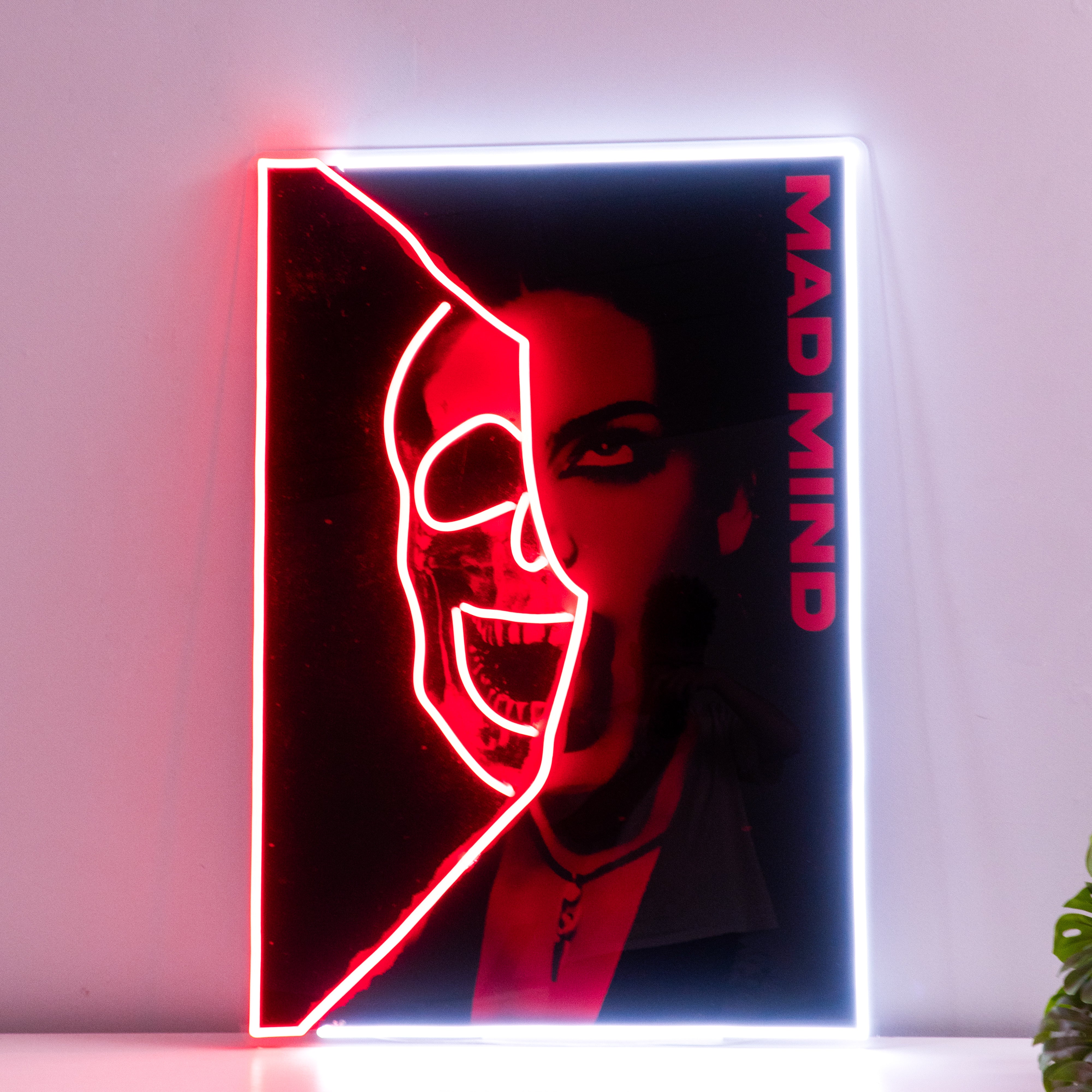 Hidden Mad Mind Collapse Art LED Neon Sign Light Pop Art