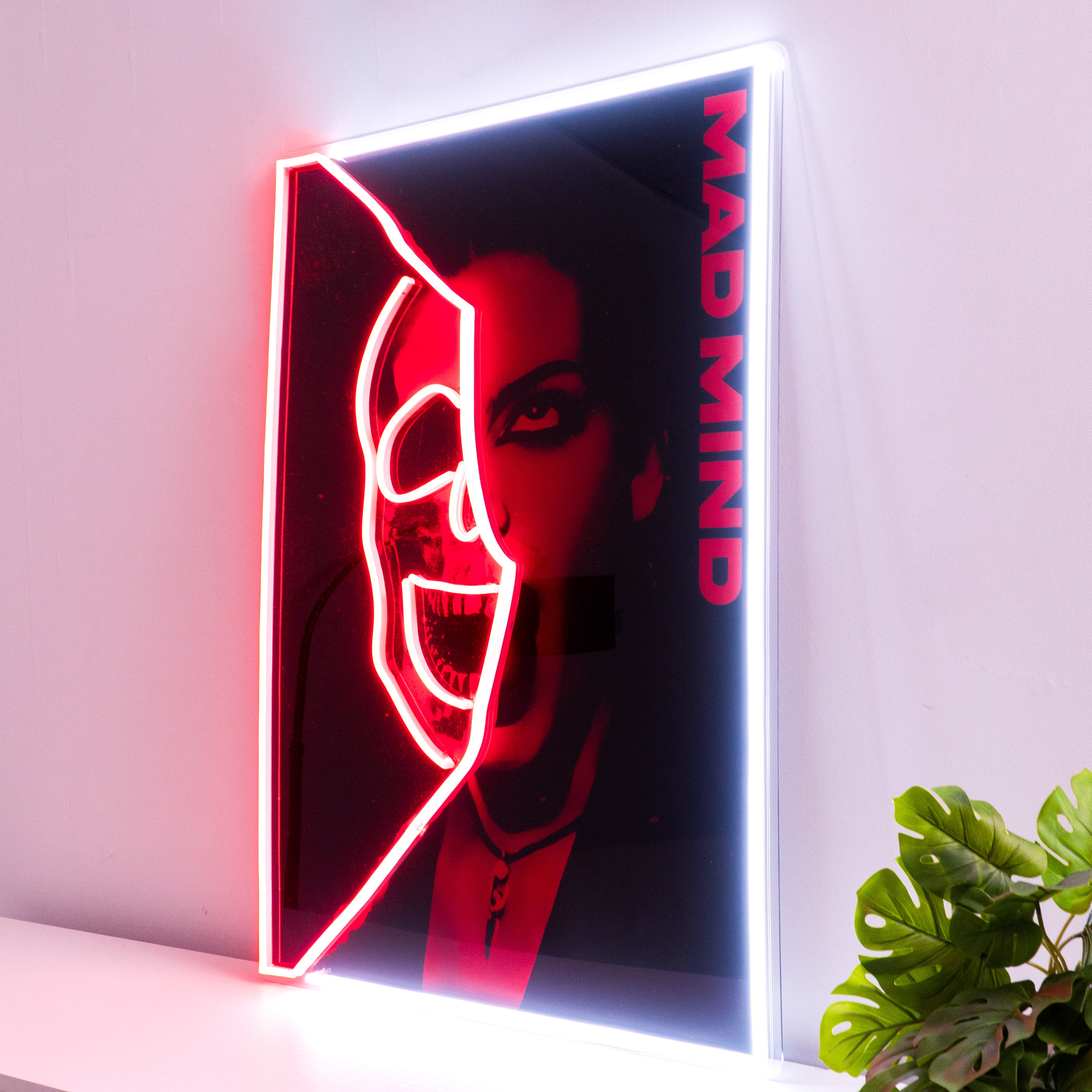 Hidden Mad Mind Collapse Art LED Neon Sign Light Pop Art