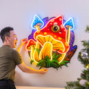 Psychedelic Eye Mushroom LED Neon Sign Light Pop Art