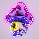 Mushroom Eye LED Neon Sign Light Pop Art