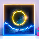 Astronaut With Space Gate LED Neon Sign Light Pop Art