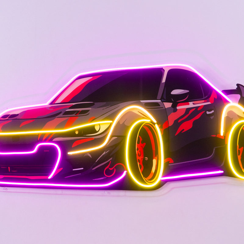 Race Drift LED Neon Sign Light Pop Art