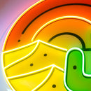 Sahara Desert Sunset LED Neon Sign Light Pop Art