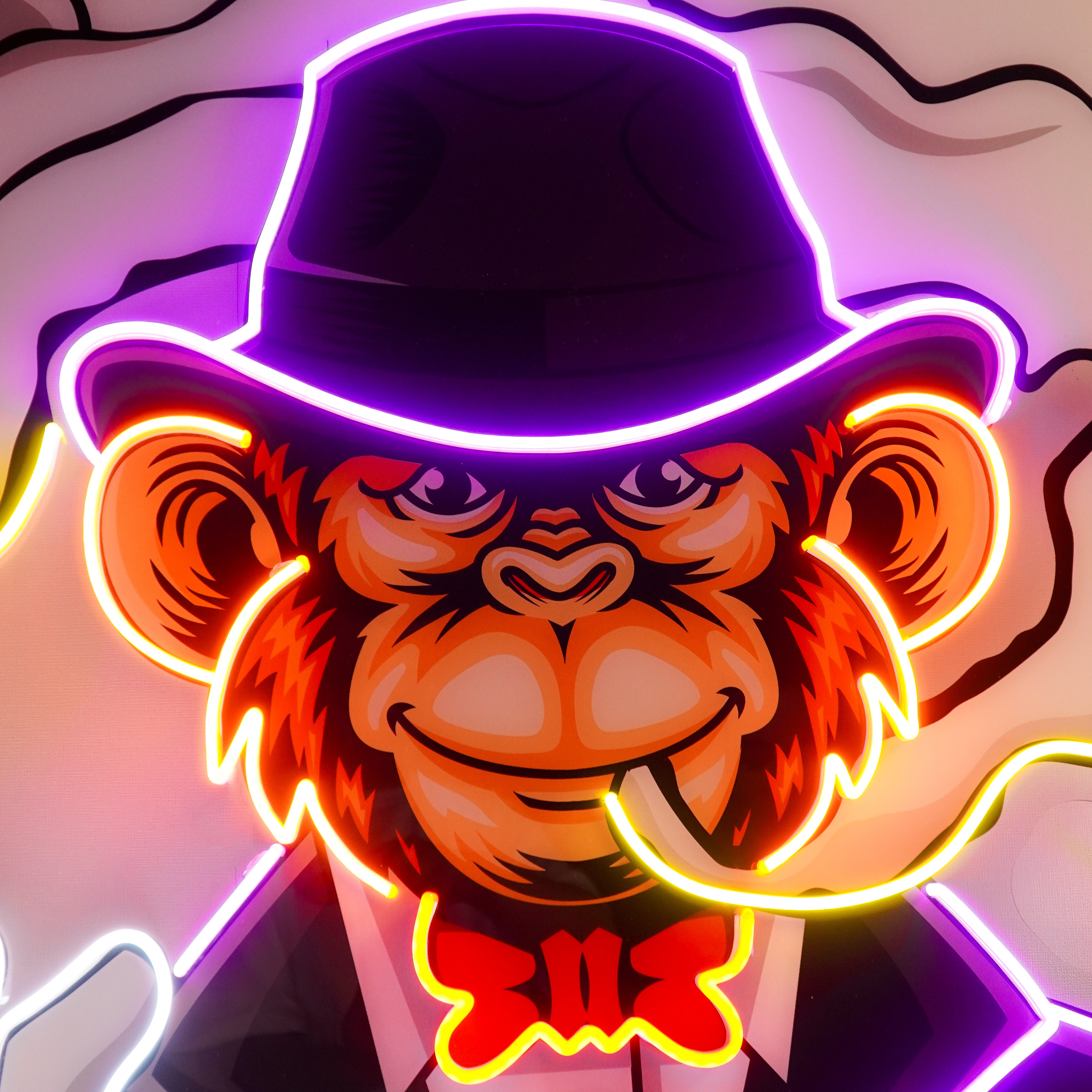 Boss Monkey LED Neon Sign Light Pop Art