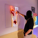 Woman Face Abstract Art LED Neon Sign Light