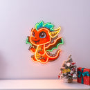 The Happy Dragon LED Neon Sign Light Pop Art