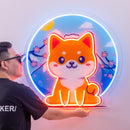 Shiba Mountain LED Neon Sign Light Pop Art