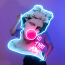 Is This Art Led Neon Acrylic Artwork