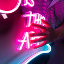 Is This Art Led Neon Acrylic Artwork
