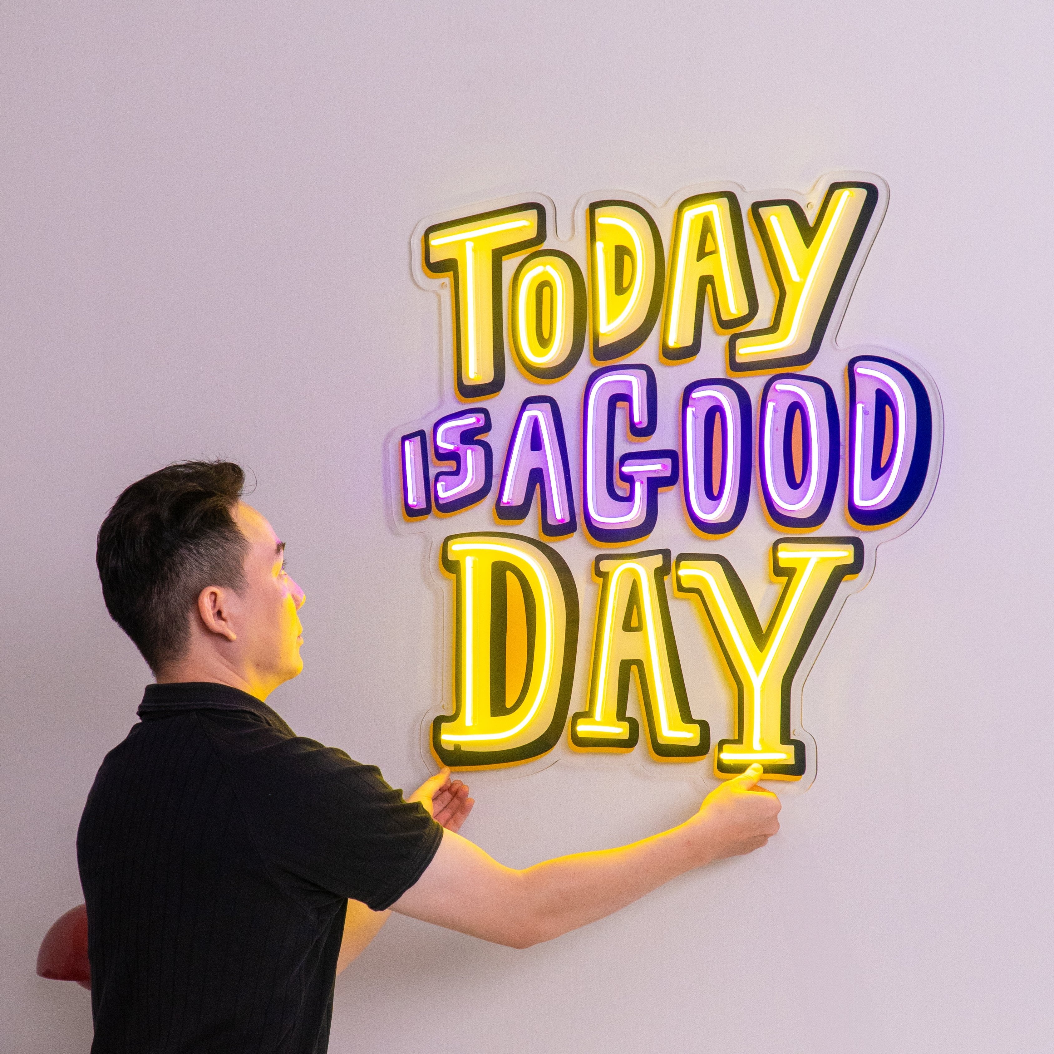 Today Is A Good Day Led Neon Acrylic Artwork