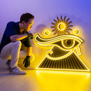 Eye of Ra Led Neon Acrylic Artwork