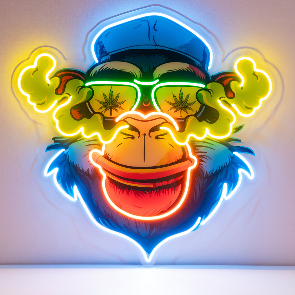 Monkey Led Sign Flamboyant Monkey LED Neon Sign Light Pop Art