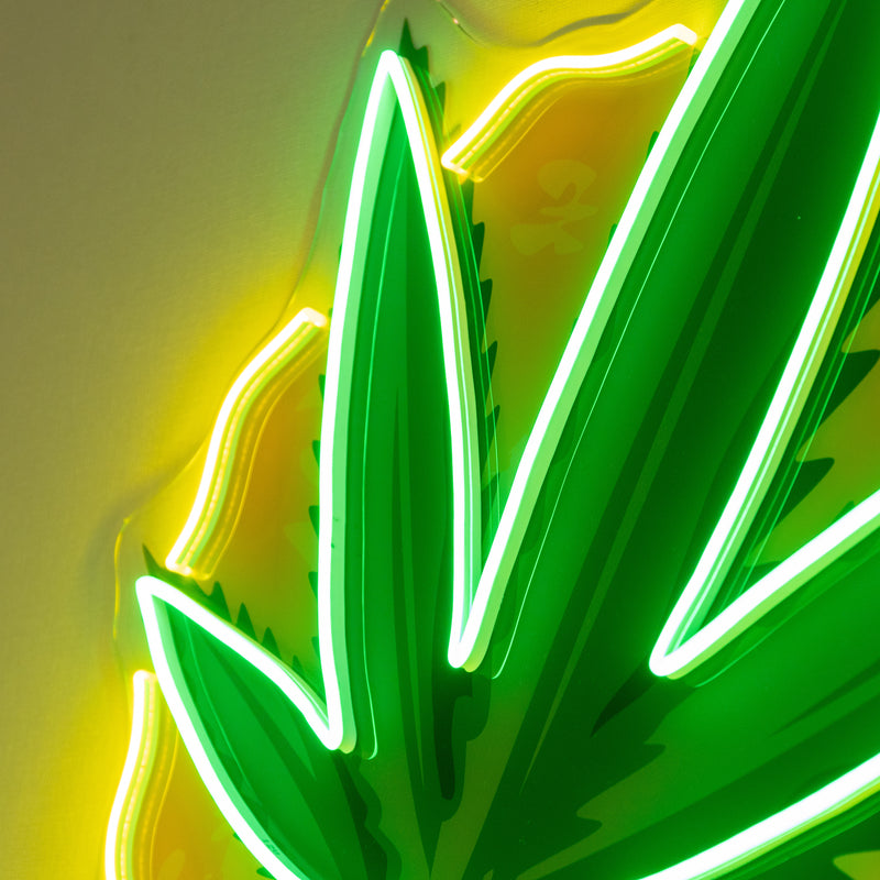 pothead artwork Cool Pothead Led Neon Acrylic Artwork