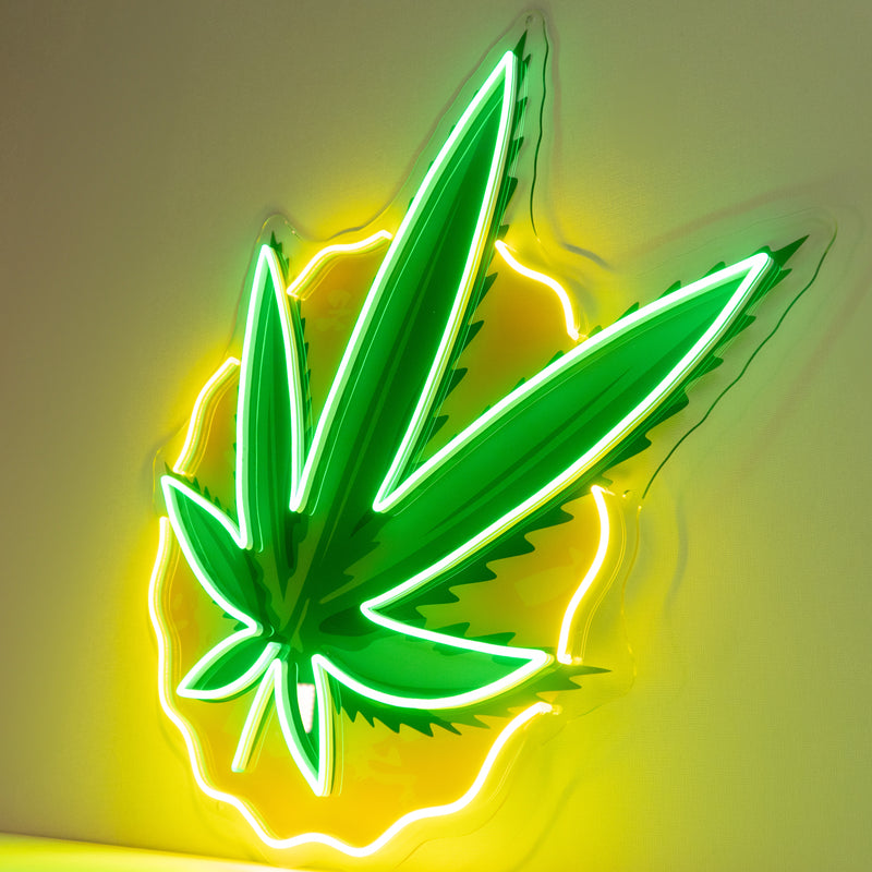 pothead signs Cool Pothead Led Neon Acrylic Artwork