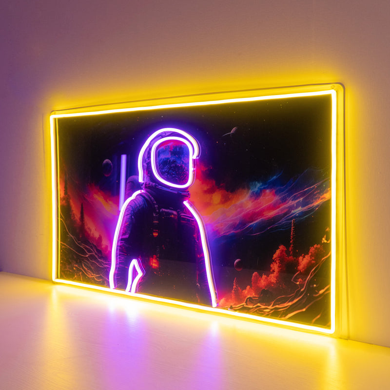 Astronaut in Space LED Neon Sign Light Pop Art