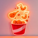 Flying Fried Chicken LED Neon Sign Light Pop Art