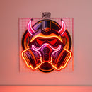Gas Mask Esport LED Neon Sign Light Pop Art