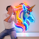 Unicorn Head LED Neon Sign Light Pop Art