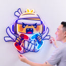 Cute Mummy Gaming LED Neon Sign Light Pop Art