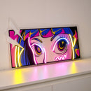 Radiant Gaze LED Neon Sign Light Pop Art