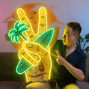 The Beach Led Neon Acrylic Artwork